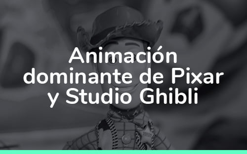 Animación dominante de Pixar y Studio Ghibli